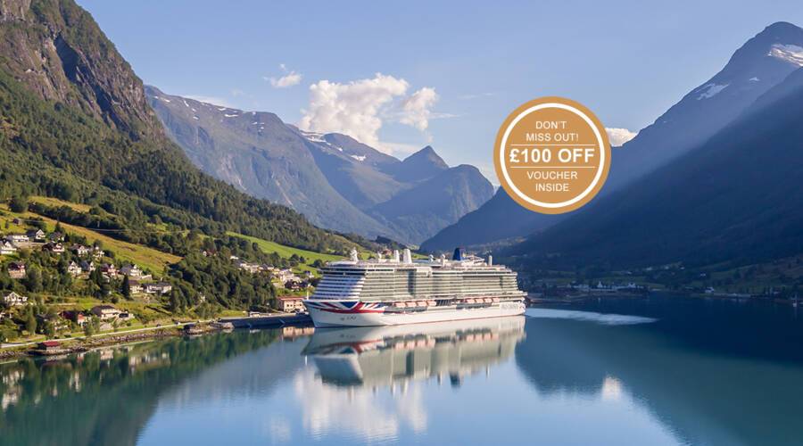 P&O Cruises Iona in the Fjords.
