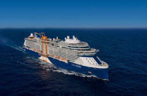 Celebrity Cruises' Celebrity Edge at sea