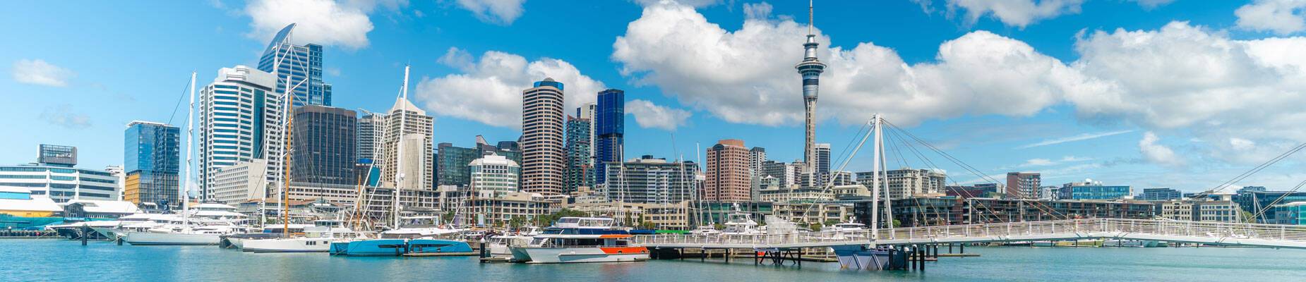 Panoramic image of Auckland, New Zealand