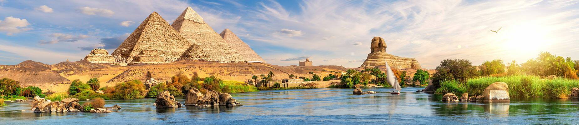 A view of Egypt from the Nile River