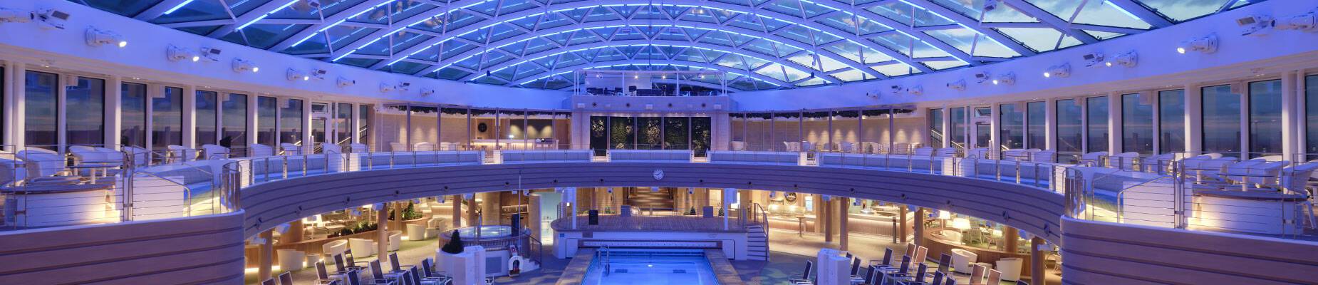 Iona’s SkyDome at night