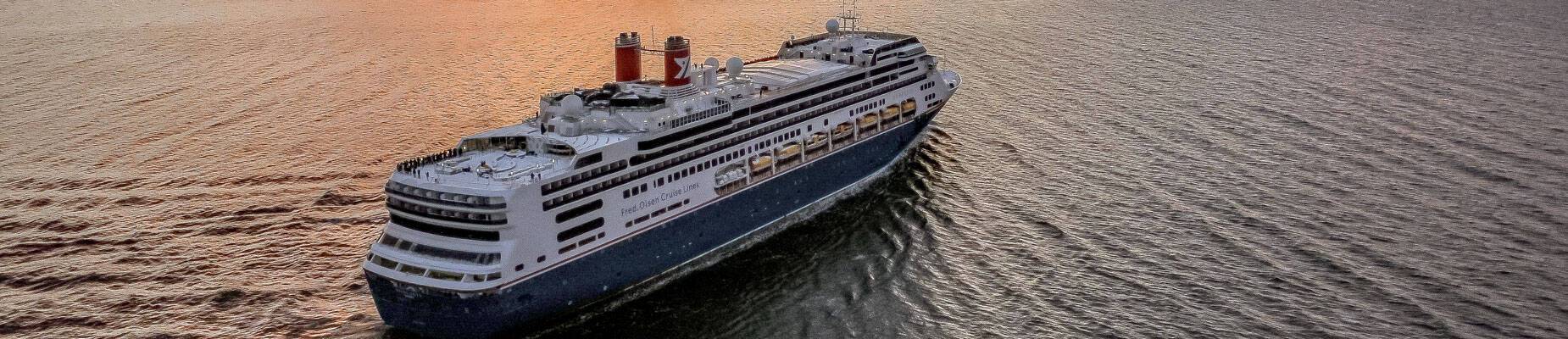 Fred. Olsen’s Borealis crossing the Arctic Circle