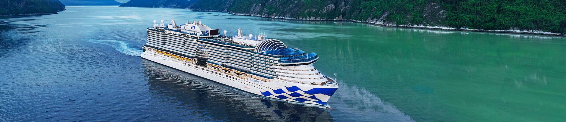 A render image of Star Princess in Norway