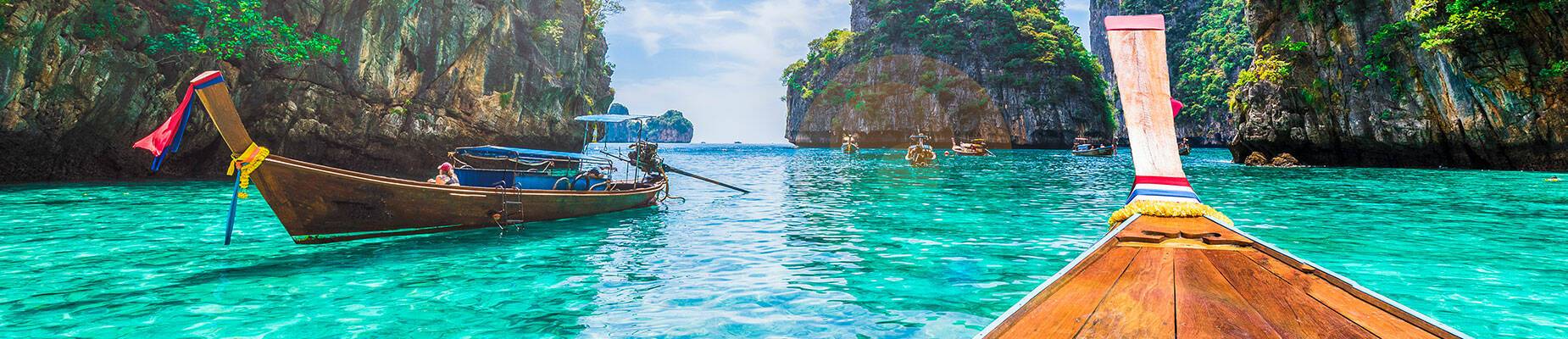 View of Phi Phi Island in Thailand