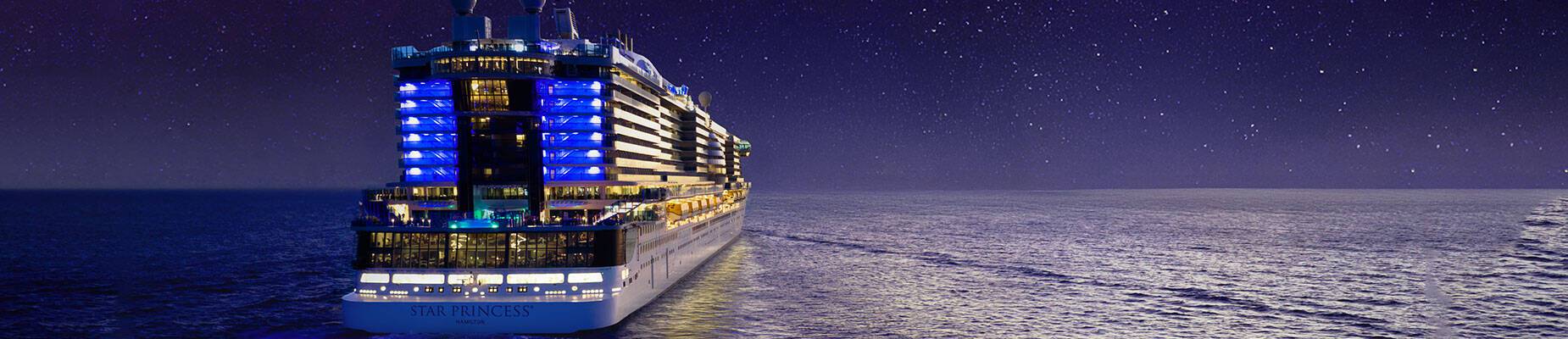 Star Princess at sea