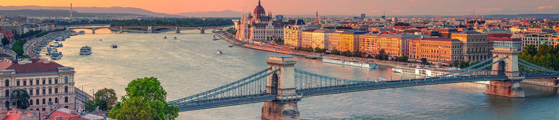 View of the Danube River from Budapest