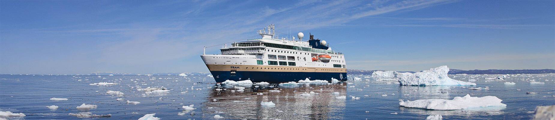 MS Fram in Antarctica