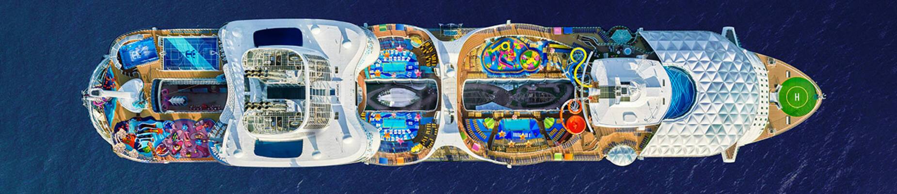 Royal Caribbean ships by size