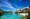 A panoramic view of Bora Bora