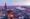 A panoramic aerial view of Cologne during the festive period