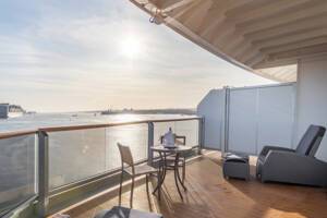 Queen Suite Balcony, Queen Victoria, Cunard