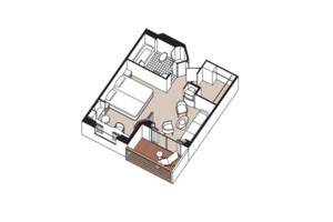 Penthouse Suite Layout, Seven Seas Voyager