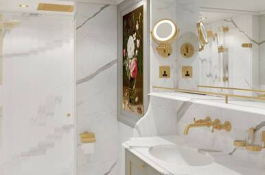 Suite Bathroom, S.S. Clara, Uniworld