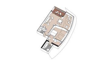 Grand Suite Floor Plan, Seven Seas Mariner, Regent Seven Seas