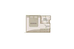 Standard Suite, Floor Plan, Scenic Amber