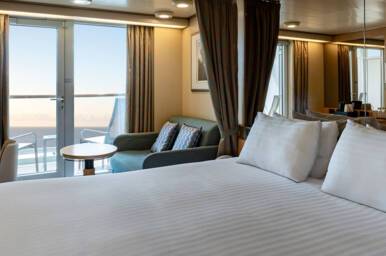 Deluxe Balcony Bedroom, Arcadia, P&O Cruises