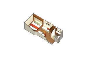 Inside Stateroom Floor Plan on Celebrity Reflection