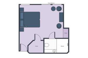 Suite Floor Plan, River Princess, Uniworld