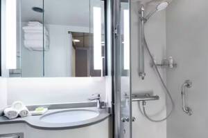 Inside Stateroom, Shower, Regatta, Oceania Cruises