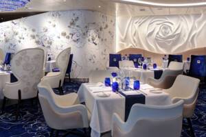 Aqua Class (A2) guests exclusive Restaurant, Blu on board Celebrity Edge