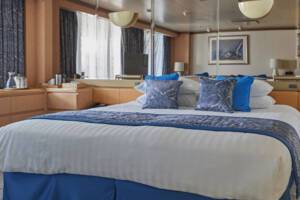 Premier Suite Bedroom, Bolette, Fred. Olsen Cruise Lines