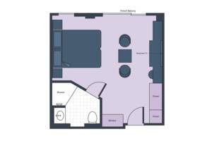 Suite Floor Plan, S.S. Beatrice, Uniworld