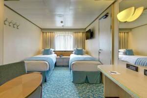 Superior Ocean View Cabin Bedroom, Borealis, Fred. Olsen Cruise Lines