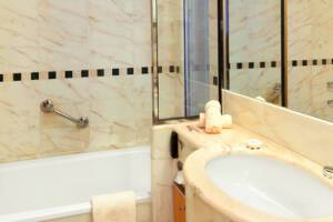 Sky Suite Bathroom on Celebrity Constellation