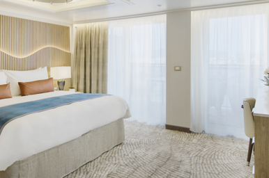 Sky Suite Bedroom, Sun Princess, Princess Cruises
