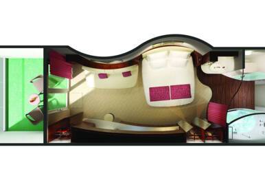 Family Mini-Suite floor plan, Norwegian Epic
