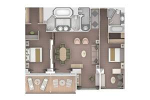 Owner's Suite floor plan, Silver Muse