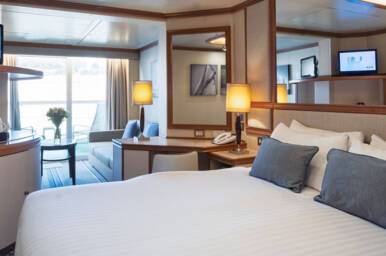 Superior Deluxe Balcony Bedroom, Azura, P&O Cruises