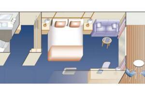 Premium Deluxe Balcony (DW), Royal Princess, Princess Cruises