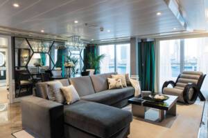 Grand Suite living, Seven Seas Explorer