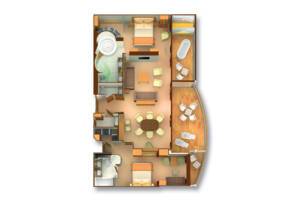 Grand Wintergarden Suite, Floor Plan, Seabourn Quest