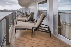 Grand Suite Balcony, Queen Elizabeth, Cunard