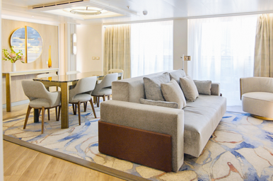 Sky Suite Living Area, Sun Princess, Princess Cruises