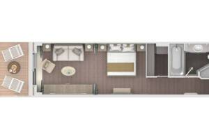 Superior Veranda floor plan, Silver Muse