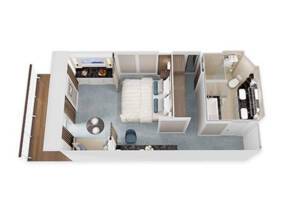 Concierge Suite Layout, Seven Seas Grandeur