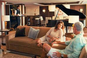 Penthouse Suite Living Room on Celebrity Eclipse