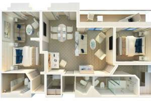 Silver Wind Owners Suite Floor Plan