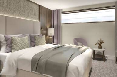 Standard Cabin, Emerald Deck, MS Riviera Rose, Riviera Travel - Configuration may vary.