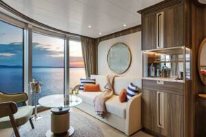 Penthouse Panorama Suite, Seating, Seabourn Pursuit