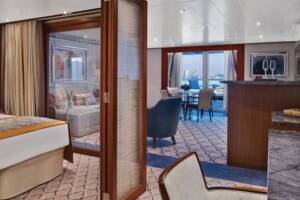 Penthouse Spa Suite Living Area, Seabourn Ovation