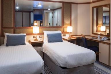 Inside Bedroom, Azura, P&O Cruises