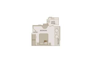Junior Suite Floor Plan, Scenic Azure
