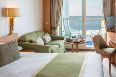 Balcony Bedroom, Aurora, P&O Cruises