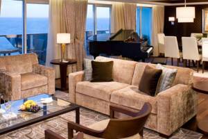 Penthouse Suite Living Room on Celebrity Solstice