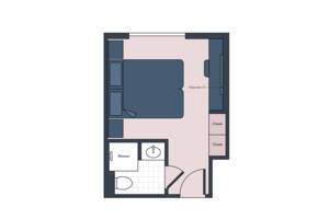Classic Stateroom Floor Plan, S.S. São Gabriel, Uniworld