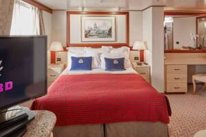 Penthouse Suite Bedroom, Queen Elizabeth, Cunard